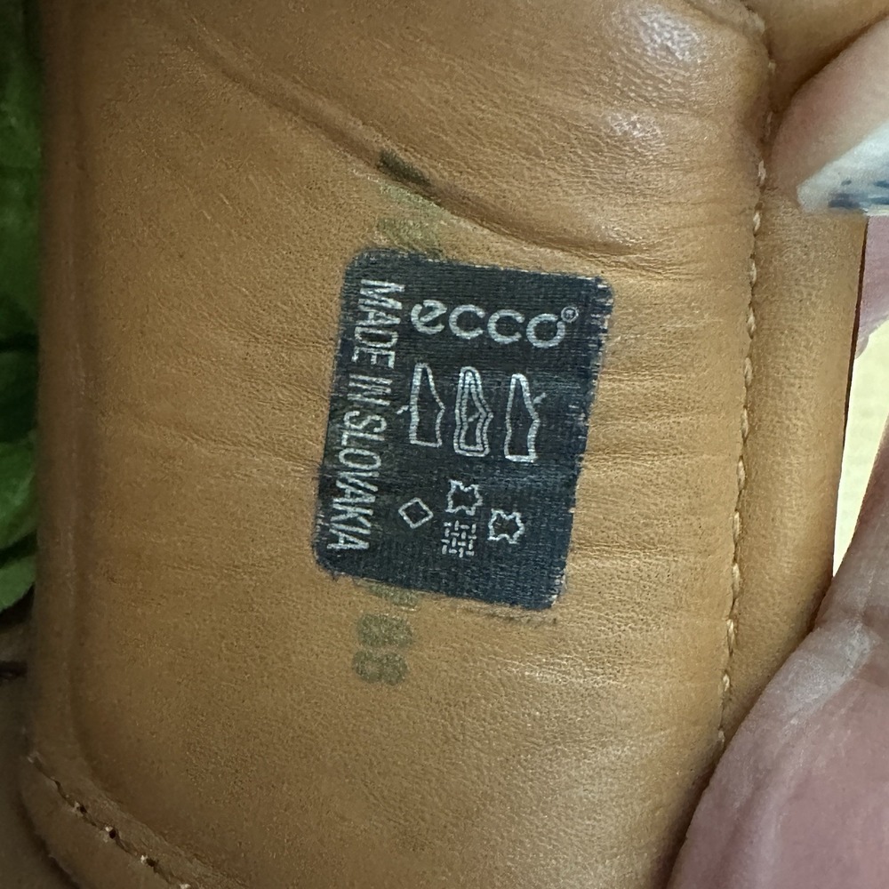 ECCO Oxford Shoes Men's Size 13/13.5 US 47 EU Leather Brown Lace Up Dress Office - Picture 10 of 10